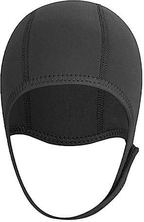 Swim Caps for Men | 2.5mm Neoprene Thermal Swim Hat,Adult Swim Hat Head Cover, Cold-proof Wetsuits for Water Sports, Easy to Put on and Off