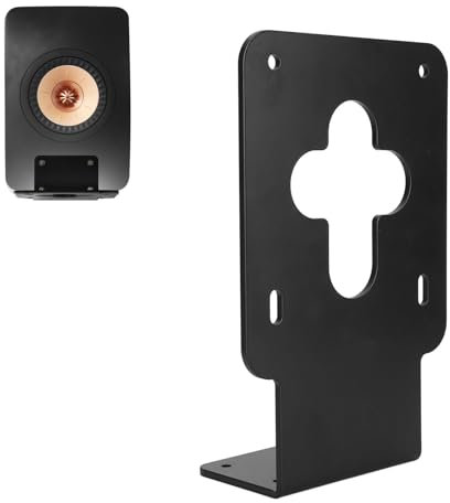 VBESTLIFE Soporte de Pared para Altavoz para KEF LS50 Meta/LS50 Wireless II, Soporte de Pared para Altavoz de Metal Engrosado de Diseño Oculto