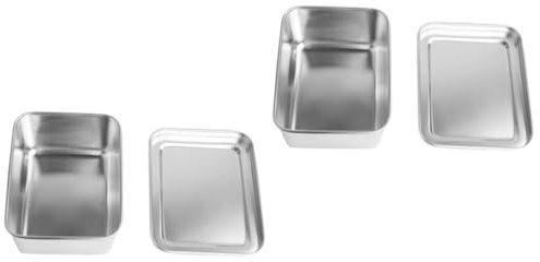 Ciieeo Caja De Condimentos Contenedor De Condimentos Lata De Condimentos Contenedor De Acero Inoxidable Botellas De Condimentos Plateadas 2 Uds