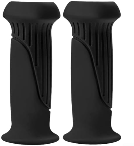 Belnotelt Handle Grips For Childrens For Bicycles And Scooters Built With Elastic Rubber Material For Responsive Feel And Stability(Black)