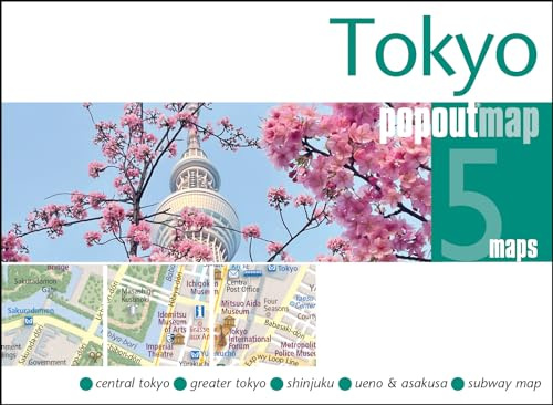 Tokyo PopOut Map - pocket size pop up city map of Tokyo: Popout Citymap