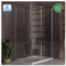 Alpenberger Duschkabine 120x90 Eckeinstieg | Glastür Duschwand für Dusche | Duschtür und Seitenteil | Duschabtrennung Duschglaswand aus Sicherheitsglas | Eckduschkabine Glasdusche