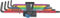 Wera 05024470001 967/9 TX XL Multicolour HF 1 Winkelschlüsselsatz mit Haltefunktion, lang, 9-teilig