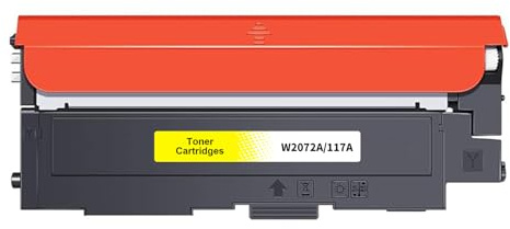 Yowell 117A Gelb Tonerkartusche als Ersatz für HP 117A Yellow Color Laser MFP 179fwg 178nwg 150nw 179fnw 178nw 150a W2072A Toner Drucker - 1er Pack