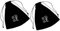 PartyKindom 2Pcs Hair Dryer Travel Bag Soft Drawstring Pouch for Hair Tool Storage Lint Material with Hair Dryer Label for Organizing Hair Styling Accessories The Go