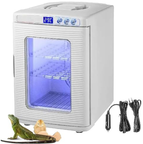 Reptilinkubator, vetenskaplig labinkubator 25L automatisk inkubator kylning och uppvärmning 5°C till 60°C reptiläggkläckeri fungerar för ormar, väggödlor och sköldpaddor,B