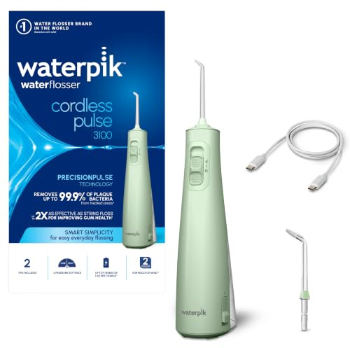Waterpik Pulse Hydropulseur Dentaire sans Fil - 9 semaines d'autonomie