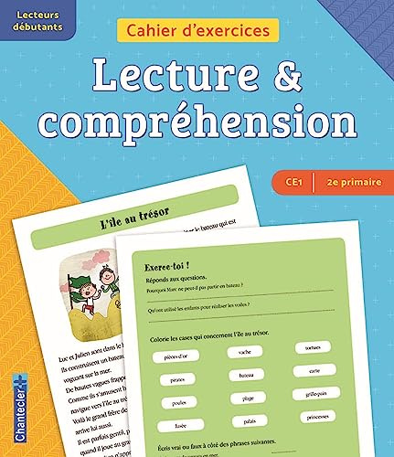 Cahier d'exercices lecture & compréhension (CE1 -2e primaire) (bleu-orange)