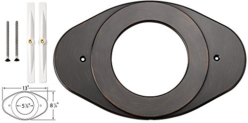 DELTA FAUCET Shower Renovation Cover Plate, Venetian Bronze Delta RP29827RB SHR RENVATN CVR PLT
