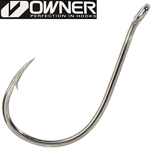 Owner Mosquito 5177 Köderhaken, schwarz/Chrom, #1 8pcs
