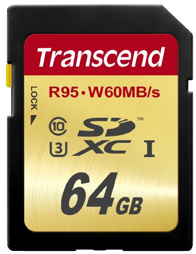 Transcend 64GB SDXC/SDHC USH-I U3 Memory Card