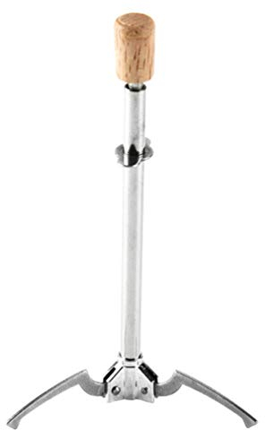 UPKOCH Edelstahl Servierzange, Multifunktionale Dreieckige Eiszange, 17 Cm, Rutschfestes Design Für Sicheren Griff, Ideal Für Partys Und Grillabende