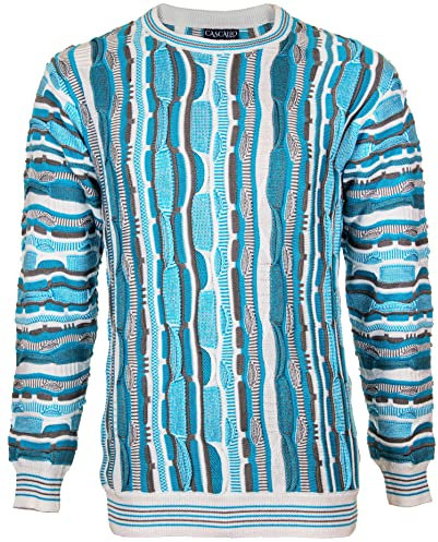 CASCALLO Deluxe Luxus Strickpullover edler Rundhalspullover Marco (3XL)