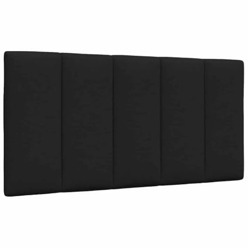 vidaXL Kopfteil-Kissen Schwarz 100 cm Stoff, Kopfteilkissen, Kopfkissen, Lesekissen, Kopfteilpolster, Rückenkissen, Kissen-Kopfteil, Kopfteil Polster