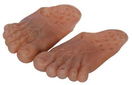 Halloween Riesige Füße Hausschuhe – Lustige Verkleidung Schuhe Requisiten | Weiche Plüsch Kostümschuhe Mit Übergröße Für Karneval, Fasching, Cosplay Mottoparty Requisiten Herren Damen Kinder