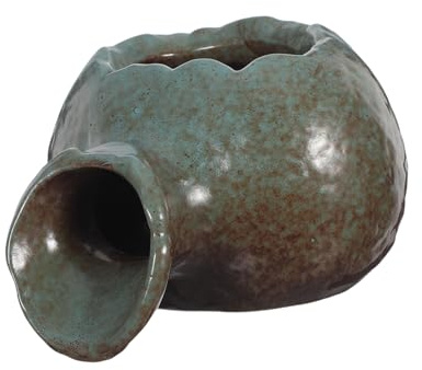 IMIKEYA Ceramic Water Fountain Pot for Indoor Plant Display Spitter Decor Gentle Flow for Zen Garden Water Features and Terrarium Decoration