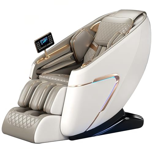Sillón De Masaje 4D Con Rieles Flexibles Y Calor Terapéutico, Sofá De Masaje De Alta Gama Para El Hogar.