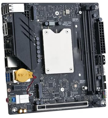 pc motherboard Fit For ERYING LGA 1700 Mini ITX Motherboard CPU Combo Interposer I7 13700H Procesador 14C20T DDR5 RAM NVME M.2 Slot Kit PC Completo