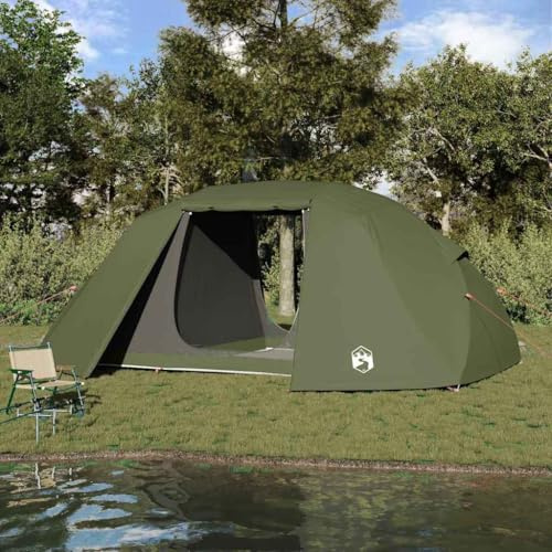 Plumbpyr Fisketält oliv grön x x polyester och glasfiber, kupoltält för campingtält camping utomhus fiske, med ventilation och bärväska