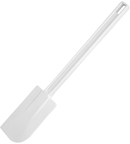 Vogue 12733 Rubber Ended Spatula 14In 355mm Kitchen Baking Mixing Turner Utensils, White