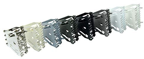 Bienenbeisser/Stoßfugenlüfter/Fugenlüfter, Fugenhöhe 50mm, Fugenbreite 7-14 mm, rostfrei aus Edelstahl (Farb- und Mengenauswahl möglich) (40 Stück, Anthrazit RAL7016)