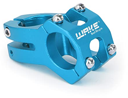 PLATTBK 31.8 Vorbau MTB Fahrrad Lenkervorbau Riser 45mm Aluminiumlegierung Kurze Vorbau 0 Grad für Mountainbike, Rennrad, BMX, MTB