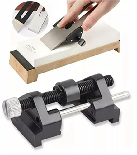Topyond Guía De Afilado, Plantilla Afiladora De Cuchillas De Acero Inoxidable para Carpintería, Kit De Afilado De Cinceles Y Aviones para Carpintería Corta