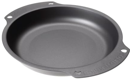 SOLIDTEKNICS 10 Naturally Seasoned Australian Iron Skillet – Lightweight Durable Outdoor Frying Pan for Camping, Grill, Smoker, Fire Pit & Campfire Cooking Portable Cookware for All Adventures
