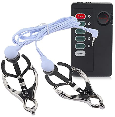 Electro Shock Elettrostimolazione Capezzolo Ingranditore del seno Morsetto per capezzoli Clitoride Massaggiatore Giocattoli adulti del sesso per coppie
