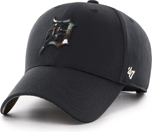 47 Digital Star MVP Detroit Tigers Cap - Black - One Size BK - Black One Size, BK - BLACK, One size