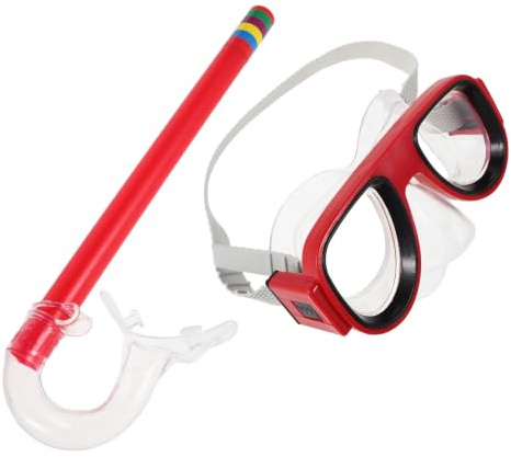 Alipis Ensemble de Plongée pour Garçon et Filles avec Lunettes de Natation Haute Définition Antibuée, Tuba en Silicone Alimentaire, pour Piscine et Plage, Confort et Sécurité Garantis