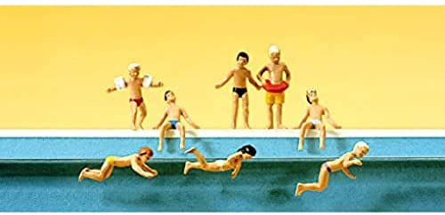 Preiser 10307 Children at The Pool (8)