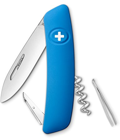 SWIZA Multifonctions D01b Couteau suisse, Bleu, 16.8 EU