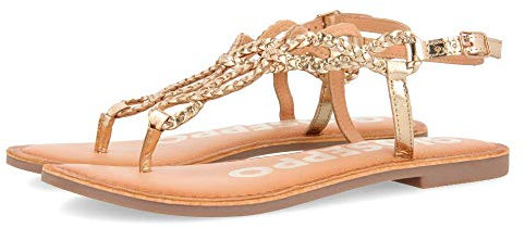 Gioseppo 59812-P Damen Peeptoe Sandalen, Gold (Oro Oro), 40 EU