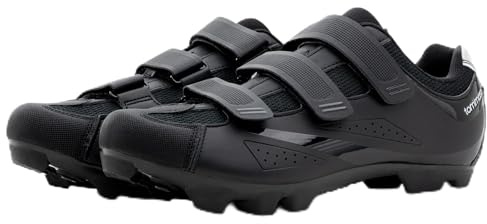 Tommaso Montagna 100 Mens Mountain Bike Shoes – SPD Compatible MTB Shoes for Indoor and Outdoor Cycling - Gravel Bike – No Cleats Installed Size 45 - (US-11)
