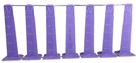 T-noVa Höhenmesspunkte bis 50 mm, Zur Bestimmung der Estrichhöhe und Ausgleichsmaßen, Mit Klebefläche 21 Stück