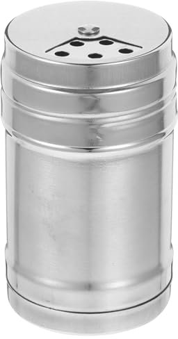 OHPHCALL Barattolo per Spezie Acciaio Inossidabile Shaker Condimenti Portatile per Cucina e Barbecue Resistente e Facile da