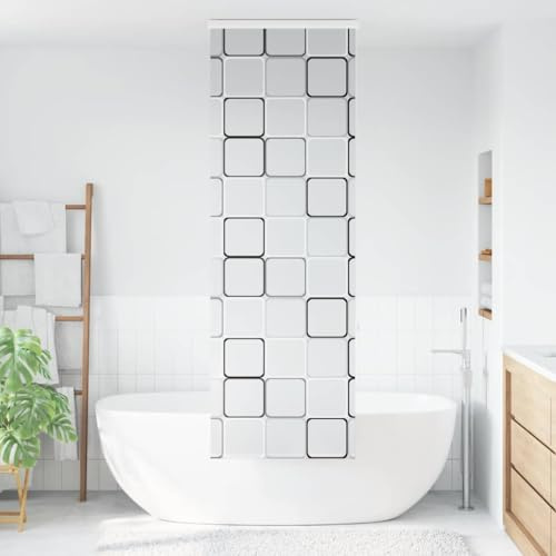 Waterproof PEVA Roller Blind Ceiling Wall Mounted Cassette 70x240 cm Square