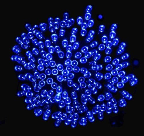JnDee Guirlande lumineuse solaire 100 LED Haute luminosité Multifonction pour intérieur et extérieur Jardin Fête Décoration d’arbre 17 m