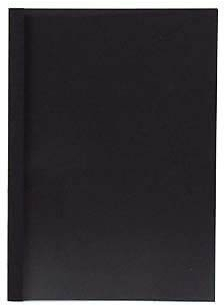 50 LMG Thermo - Bindemappen Lederstruktur / schwarz / 6,0 mm / 40-55 Blatt / DIN A4