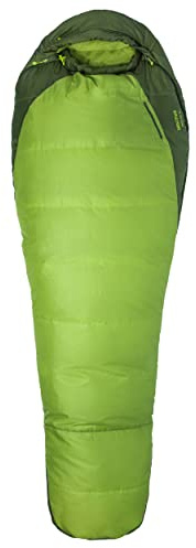Marmot Men's Trestles 30° Sleeping Bag | Insulated, Water-Resistant, Left-Zip, Green Lichen/Greenland