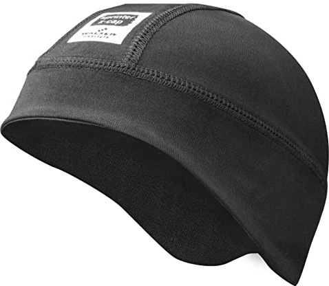 WALSER Untermütze, Fleece Mütze Skihelm, Unterziehmütze Fahrradhelm, Skimütze schwarz, Fahrradmütze, Sportmütze Größe L/XL 58-62 43610