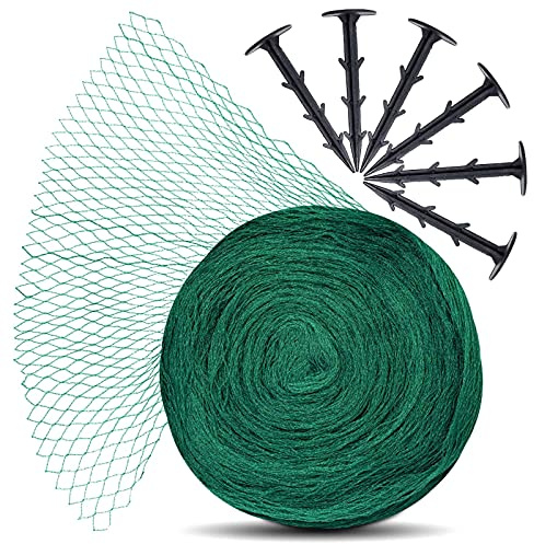 lampox Rete di protezione per uccelli, rete per alberi da frutta, da giardino, per laghetti, piscine, rete per difesa uccelli, robusta 12 x 12 mm (10 x 5)