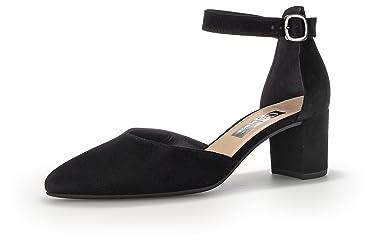 Gabor Femme Escarpins, Dame Escarpins à lanières,Escarpins Sangle,Sangles de Cheville,Porte-Talon,Chaussures à Talon,Noir (Schwarz) / 17,38.5 EU / 5.5 UK
