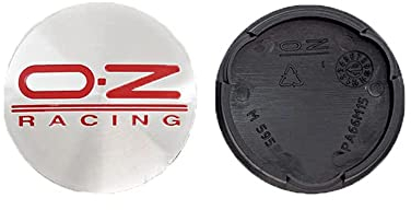 WOAFEY Nabendeckel 4 STÜCKE 55mm für OZ Racing M595 Car Rad Center Hub Cap Auto Styling Felgen Abdeckung Badge Emblem Aufkleber Radnabenkappen,A