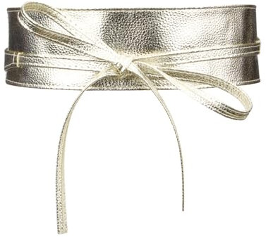 Kaslaider Damen-Gürtel, Gold, 220cm, Einstellbar, Breiter Bindegürtel, PU-Leder, Wickelgürtel, Bowknot, Mode, Taille, Dekorativ, Damen, Frauen, Gürtel