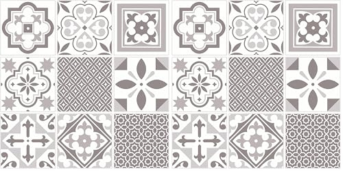 d-c-fix 6 vinilos azulejos adhesivos de pared Baldosas orientales 30x30 cm - impermeable y lavable - paneles decorativos pegatinas baldosas decoración revestimiento PVC - para baño, cocina