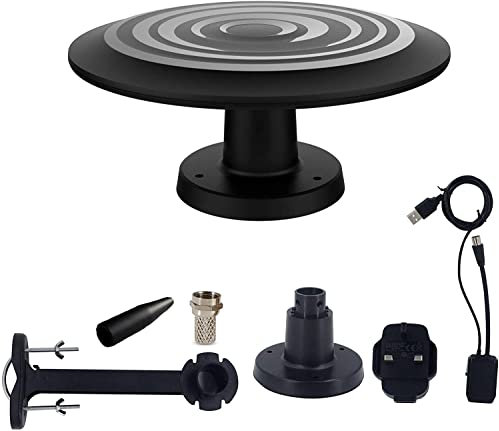 4G Motorhome Caravan Boat Digital Freeview HD OMNI 360 TV Aerial Outdoor Indoor Cable