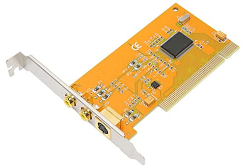 OUCRIY Tarjeta de Captura PCI Express Resolución 640x480 Calidad de Imagen Clara Tarjeta de Captura PCIe Plug and Play para para TV