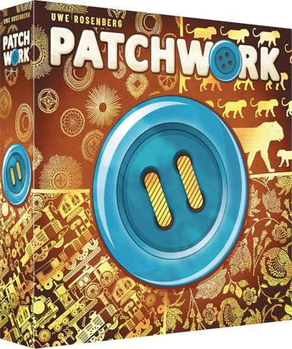 Asmodee Patchwork - Collectors Edition 10th Anniversary - brädspel för barn från 8 år - snabb placeringspussel och strategi - 30 min 2 spelare - på svenska - Lookout